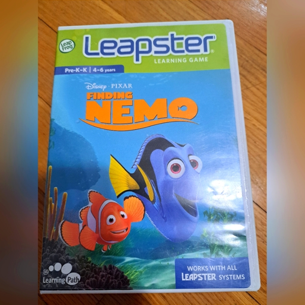 Leapster Disney Pixar Finding Nemo Game